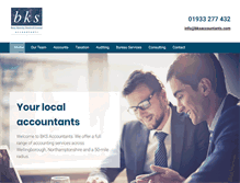 Tablet Screenshot of bksaccountants.com